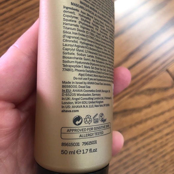 AHAVA 24K Gold Mineral Mud Mask 50ml - Picture 3 of 4